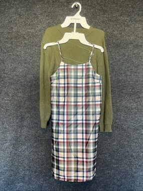Sperry Slip Dress with Crew Neck Sweater